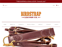 Tablet Screenshot of birdstrap.com